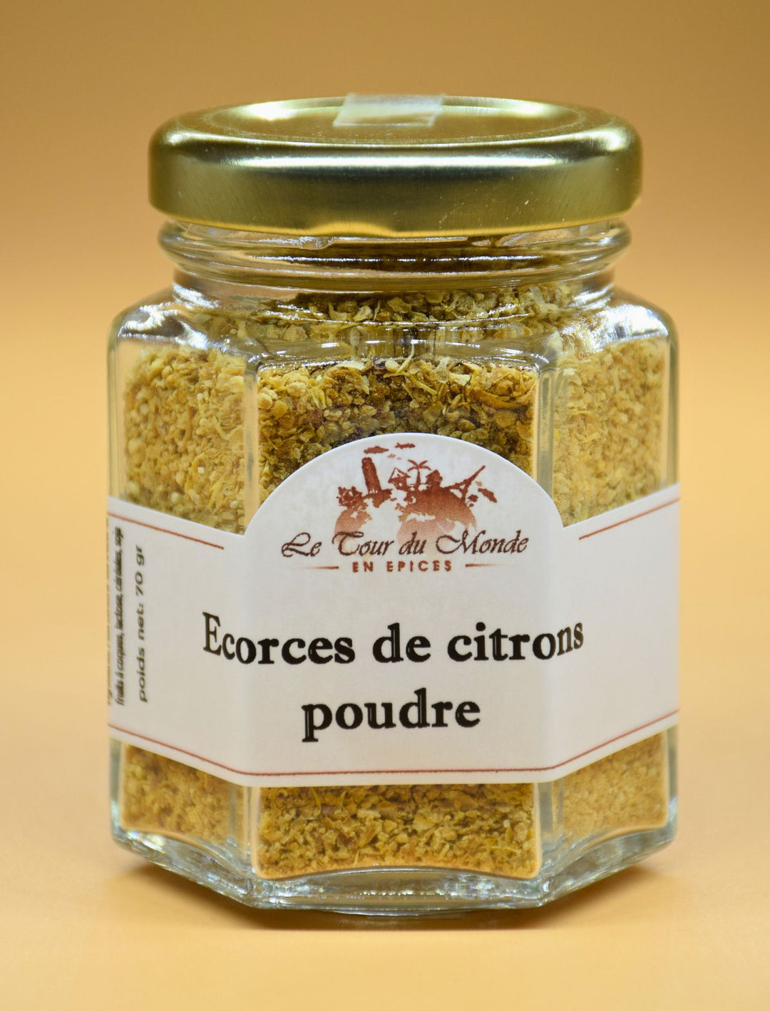 Écorces de citrons poudre