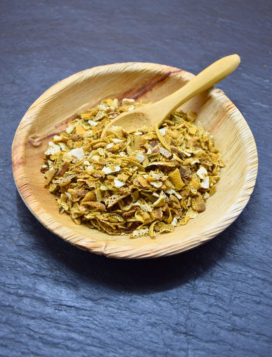 Écorces d'oranges amères dés