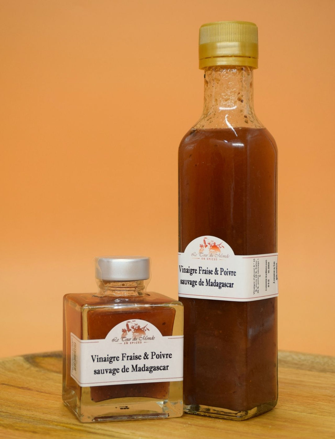 Vinaigre Fraise & Poivre sauvage de Madagascar